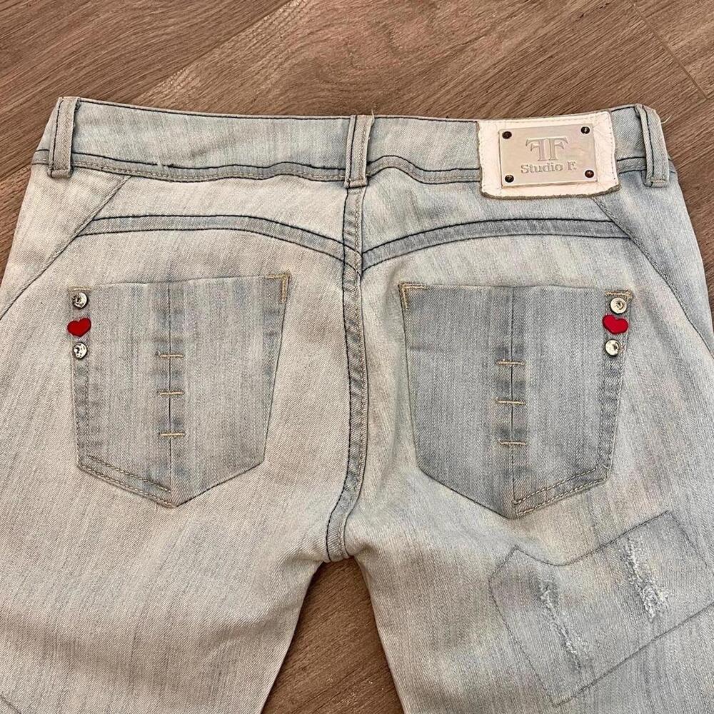 Light Wash Skinny Ankle Jeans